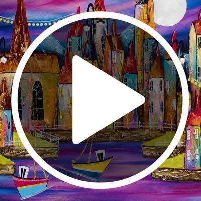 Tranquil Dreams - Original - SOLD by artist Rozanne Bell - Wyecliffe Galleries