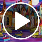 Tranquil Dreams - Original - SOLD by artist Rozanne Bell - Wyecliffe Galleries