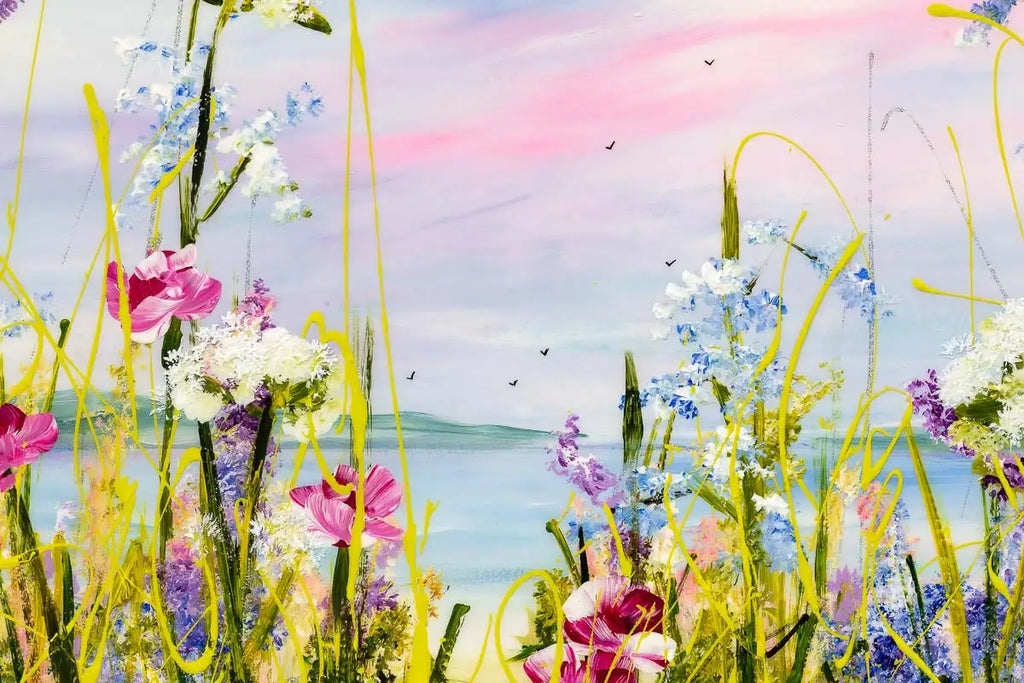 Tranquil Views - Original - SOLD by artist Rozanne Bell - Wyecliffe Galleries