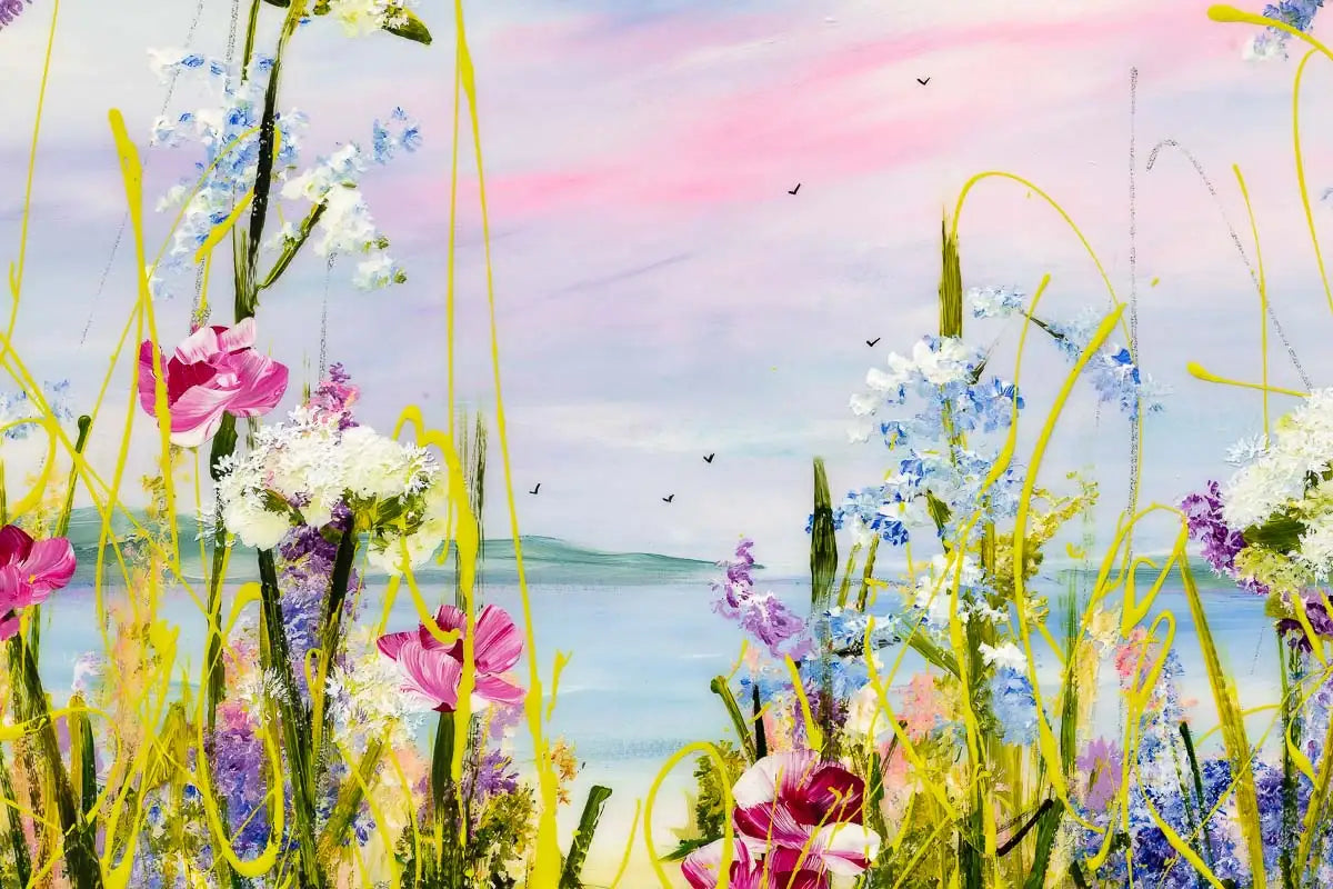 Tranquil Views - Original - SOLD by artist Rozanne Bell - Wyecliffe Galleries