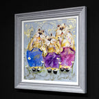 Trio of Trouble - Original - SOLD by artist Rozanne Bell - Wyecliffe Galleries