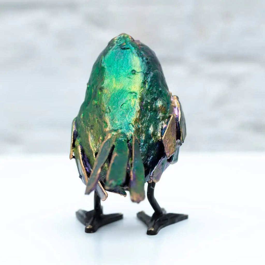 Tweet Tweet - Original Sculpture - SOLD by artist Rozanne Bell - Wyecliffe Galleries