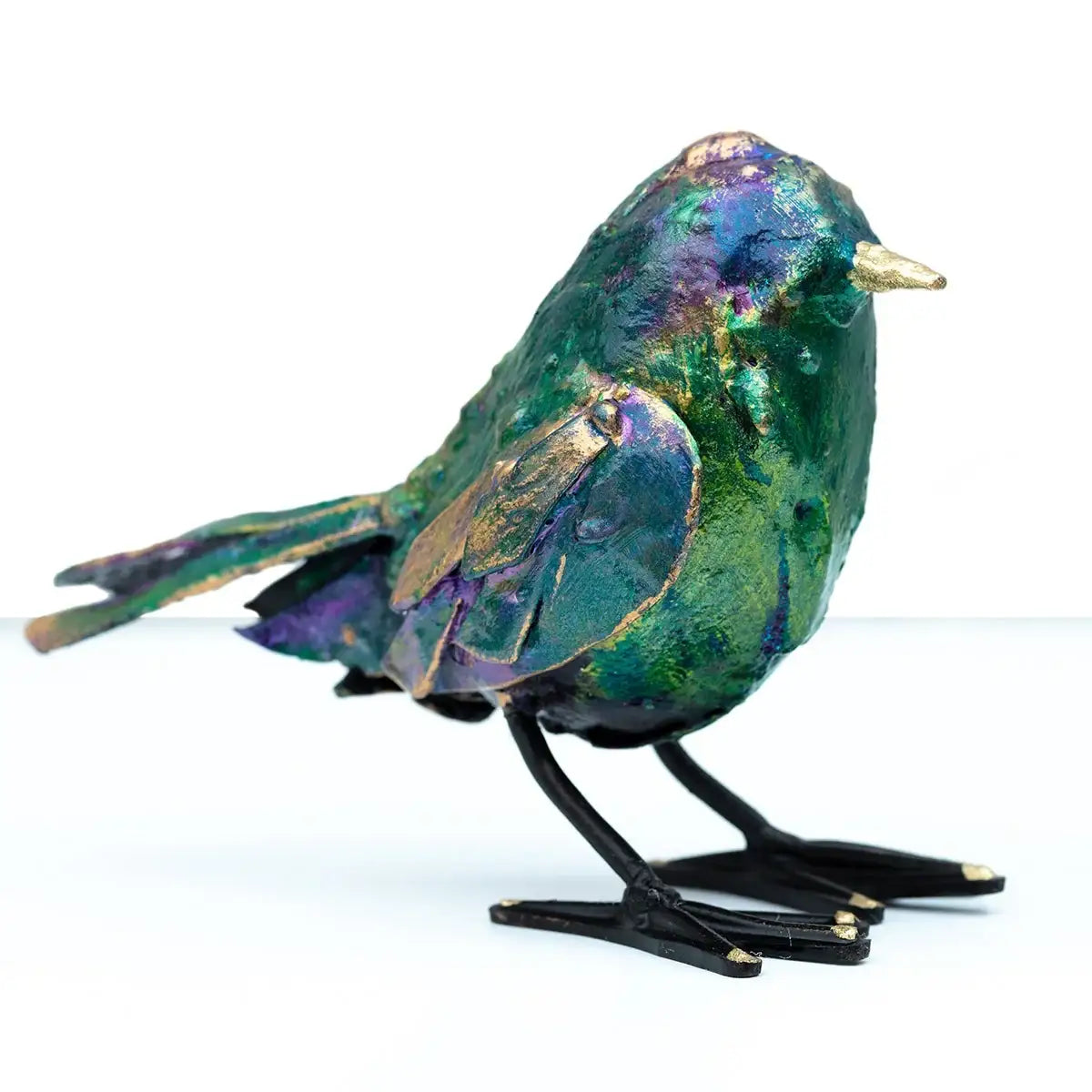 Tweet Tweet - Original Sculpture - SOLD by artist Rozanne Bell - Wyecliffe Galleries