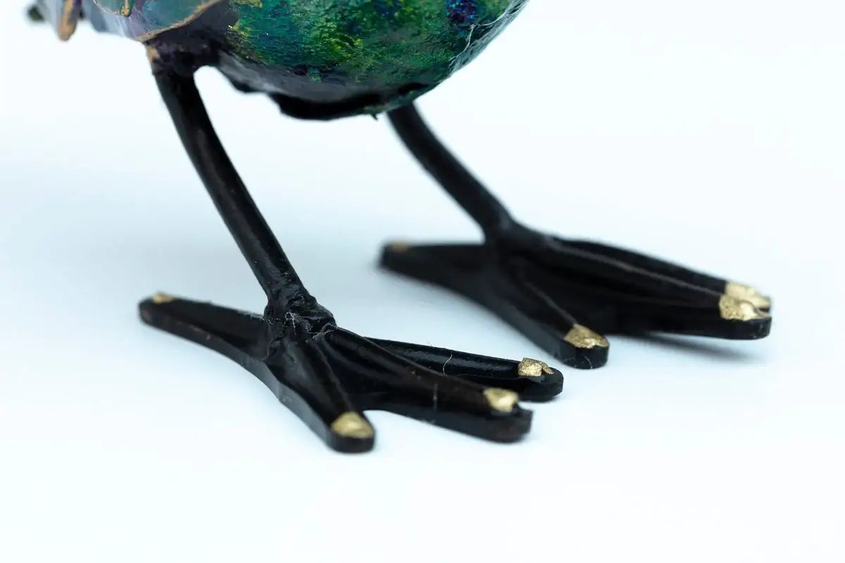 Tweet Tweet - Original Sculpture - SOLD by artist Rozanne Bell - Wyecliffe Galleries