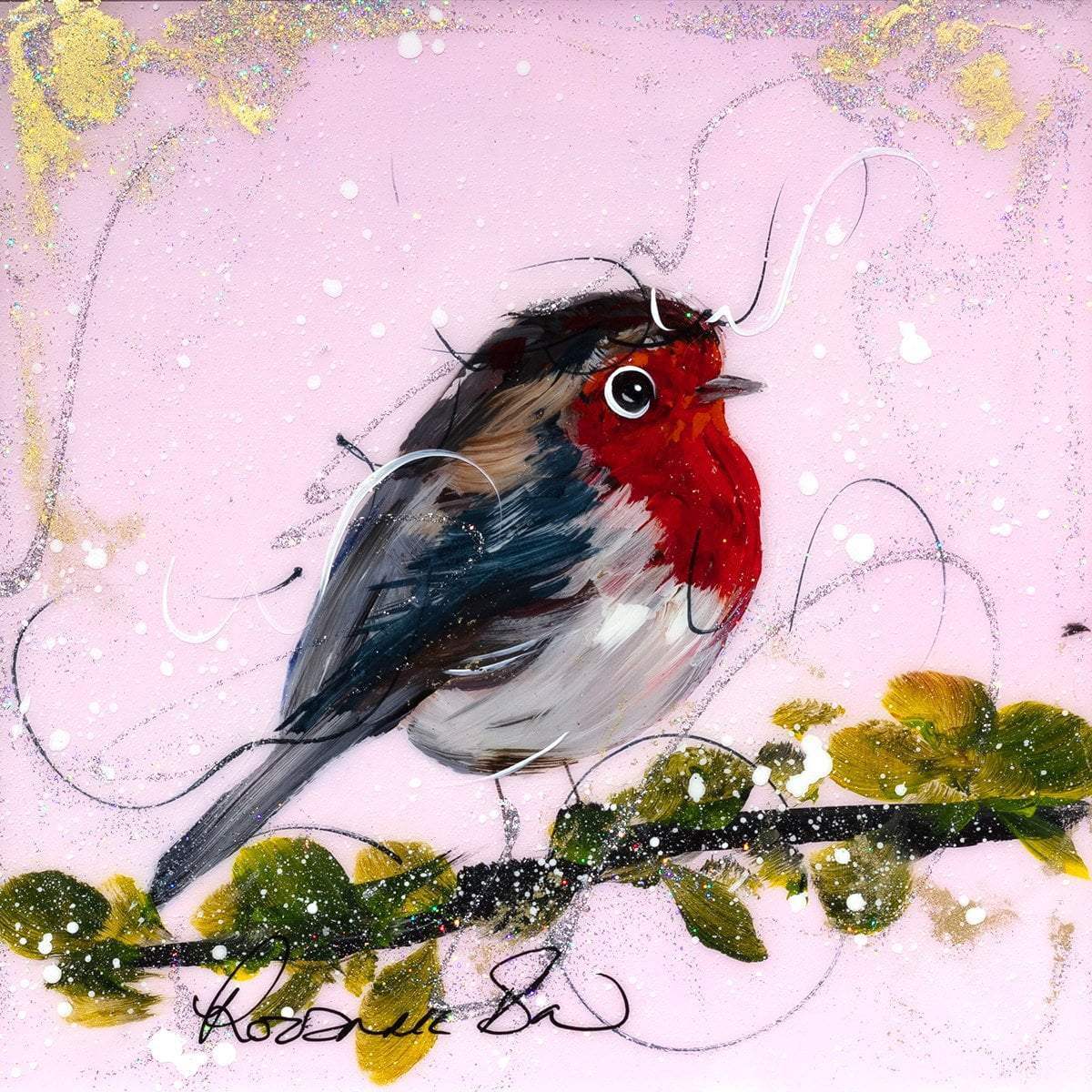 Tweety - Original - SOLD by artist Rozanne Bell - Wyecliffe Galleries