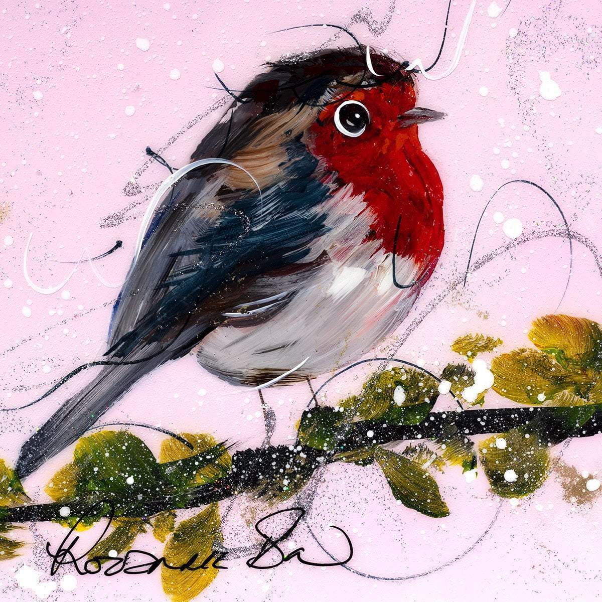 Tweety - Original - SOLD by artist Rozanne Bell - Wyecliffe Galleries