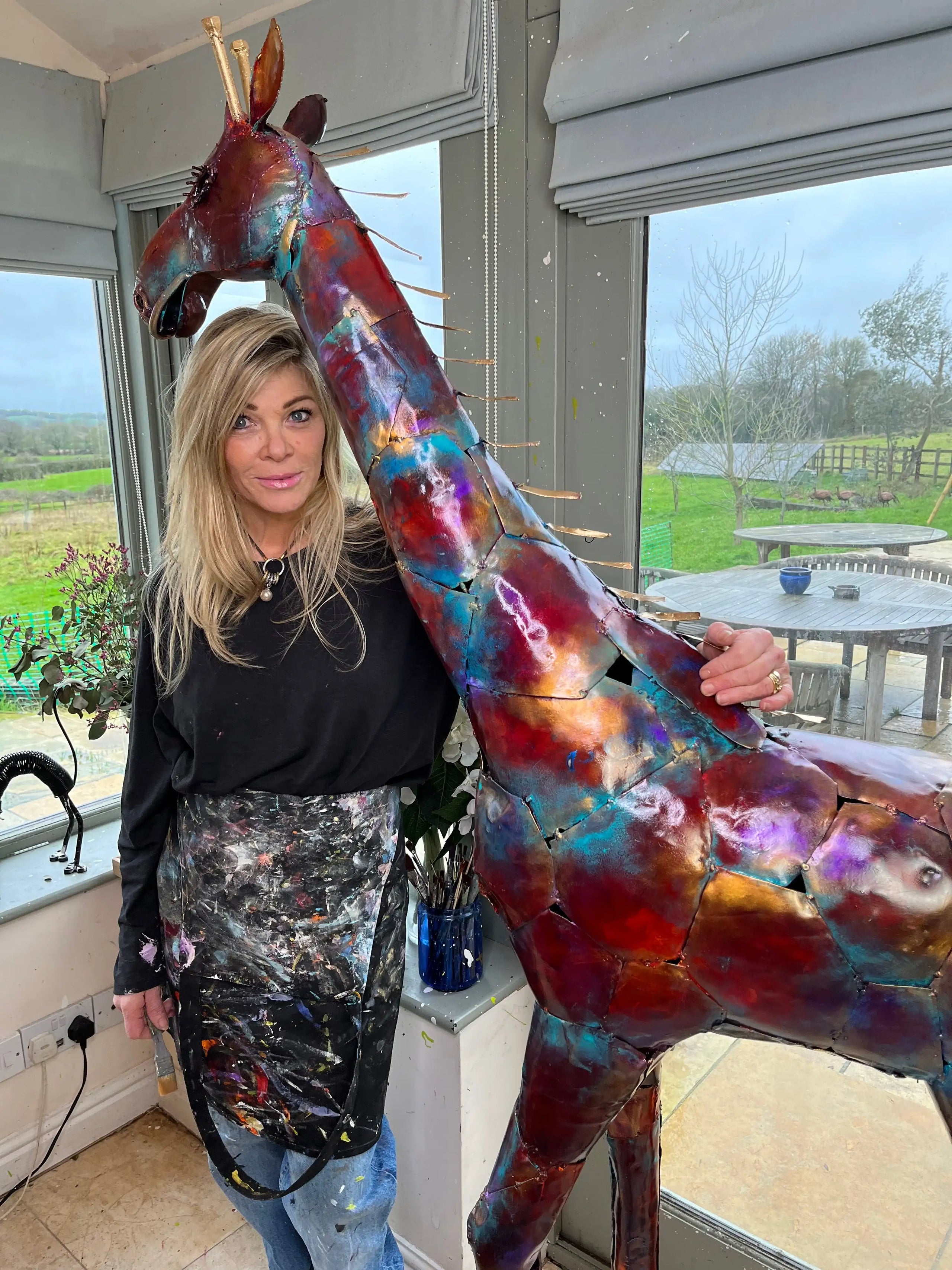 Twiga - Original Sculpture by artist Rozanne Bell - Wyecliffe Galleries