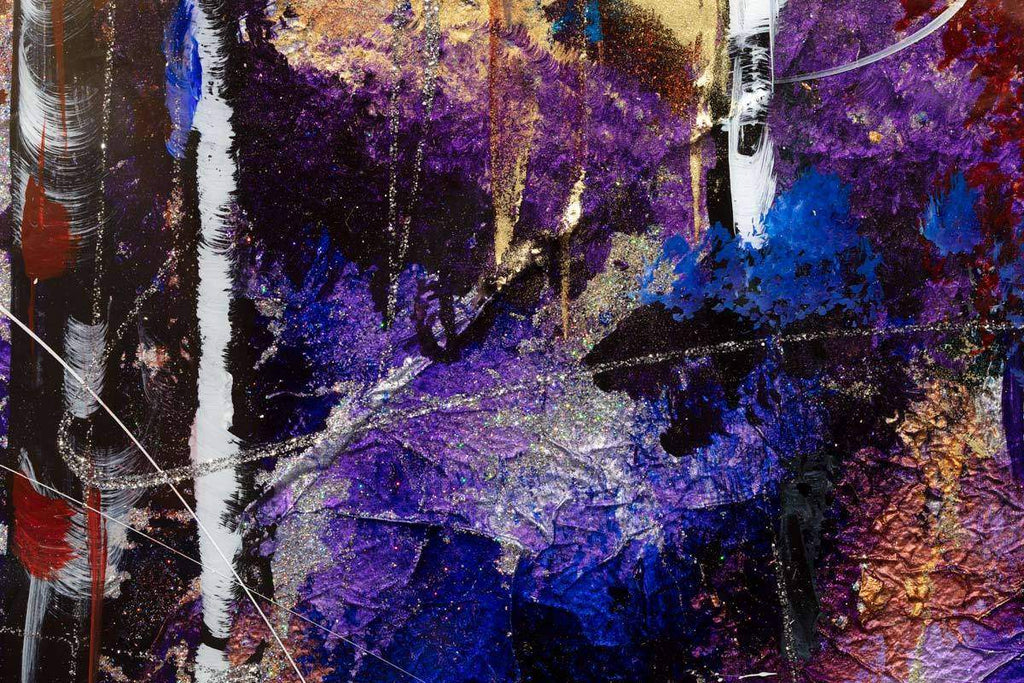 Twilight Forest - Original - SOLD by artist Rozanne Bell - Wyecliffe Galleries