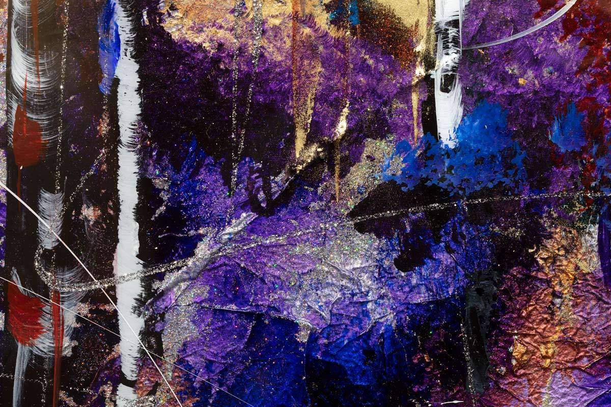 Twilight Forest - Original - SOLD by artist Rozanne Bell - Wyecliffe Galleries