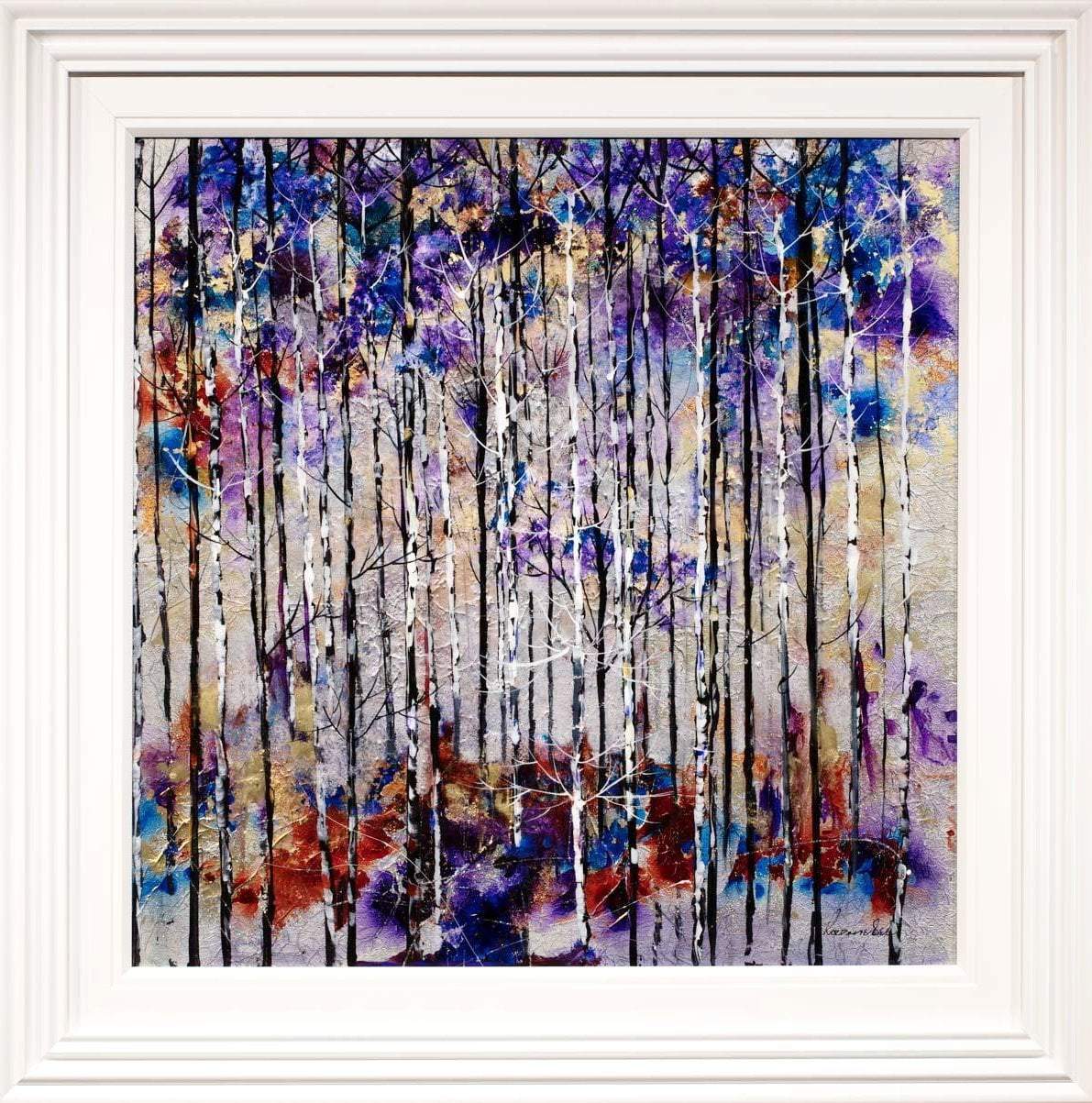 Twilight Forest Rozanne Bell Framed