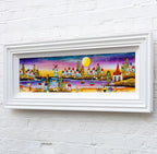 Twilight Harbour - Original - SOLD by artist Rozanne Bell - Wyecliffe Galleries