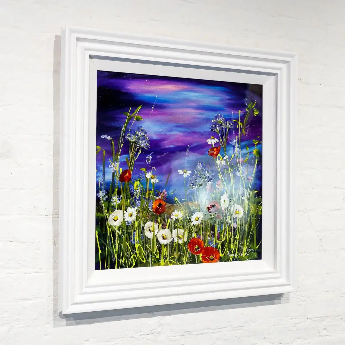 Twilight Meadow - Original - SOLD by artist Rozanne Bell - Wyecliffe Galleries