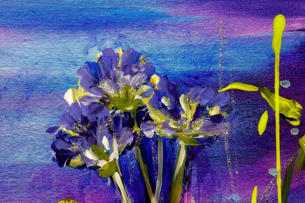 Twilight Meadow - Original - SOLD by artist Rozanne Bell - Wyecliffe Galleries