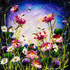 Twilight Sky - Original - SOLD by artist Rozanne Bell - Wyecliffe Galleries