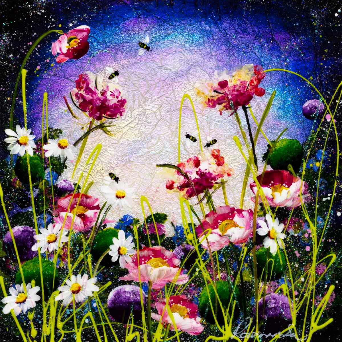 Twilight Sky - Original - SOLD by artist Rozanne Bell - Wyecliffe Galleries