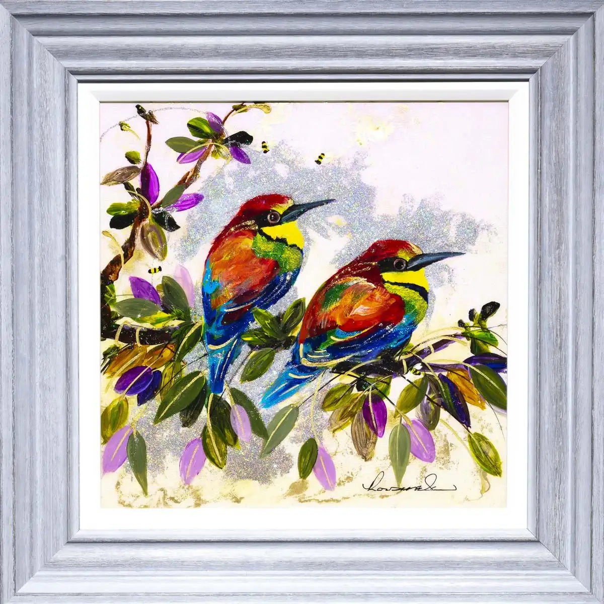 Two of a Kind - Original - SOLD by artist Rozanne Bell - Wyecliffe Galleries