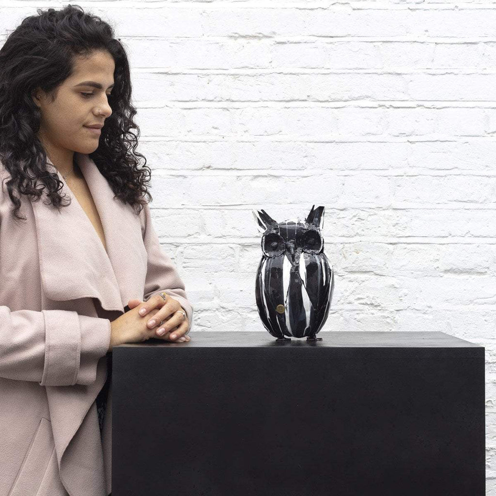 Tyto - Original Sculpture - SOLD by artist Rozanne Bell - Wyecliffe Galleries