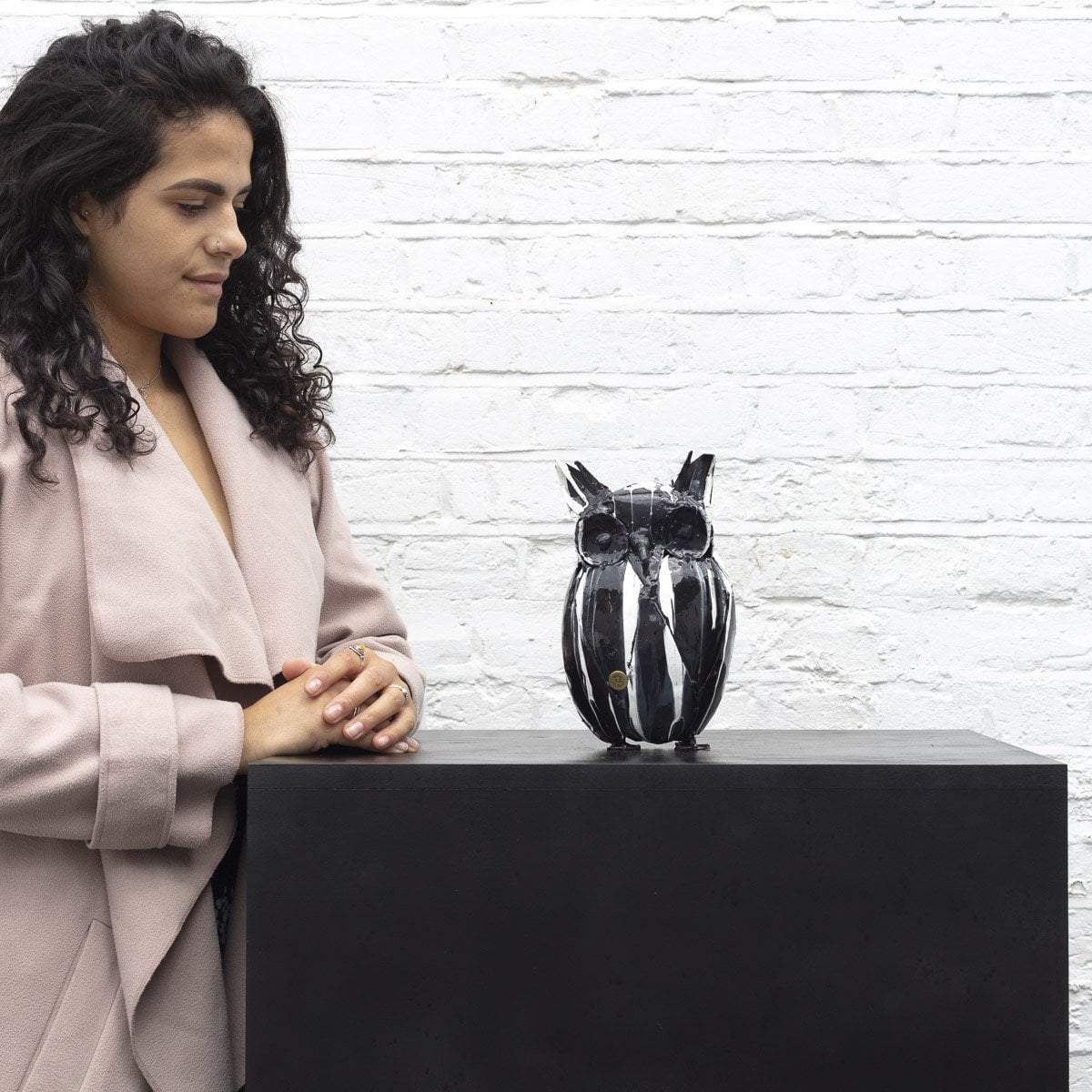 Tyto - Original Sculpture - SOLD by artist Rozanne Bell - Wyecliffe Galleries