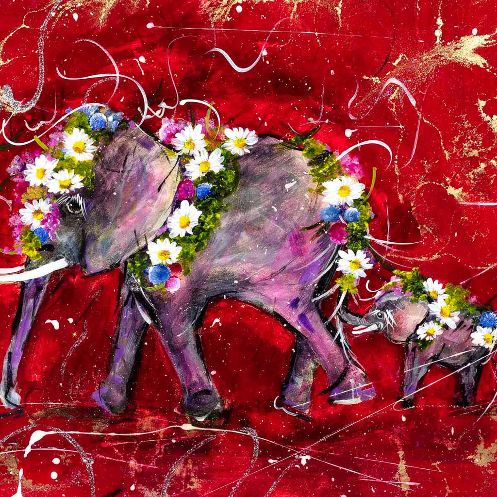 Unconditional Love - Original - SOLD by artist Rozanne Bell - Wyecliffe Galleries