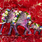 Unconditional Love - Original - SOLD by artist Rozanne Bell - Wyecliffe Galleries