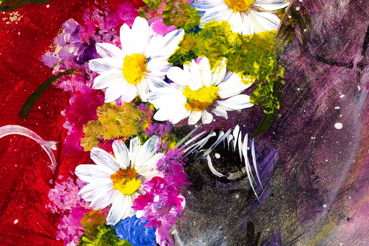 Unconditional Love - Original - SOLD by artist Rozanne Bell - Wyecliffe Galleries