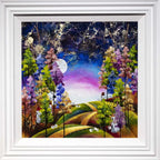 Under the Moon - Original - SOLD by artist Rozanne Bell - Wyecliffe Galleries