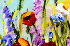 Vibrant Meadow - Original - SOLD by artist Rozanne Bell - Wyecliffe Galleries
