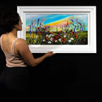 Vibrant Meadow - Original - SOLD by artist Rozanne Bell - Wyecliffe Galleries