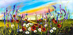 Vibrant Meadow - Original - SOLD by artist Rozanne Bell - Wyecliffe Galleries