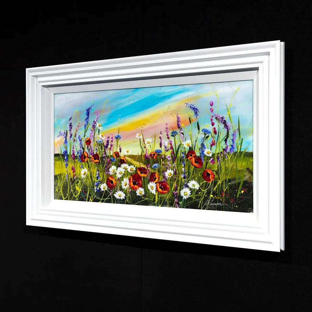 Vibrant Meadow - Original - SOLD by artist Rozanne Bell - Wyecliffe Galleries