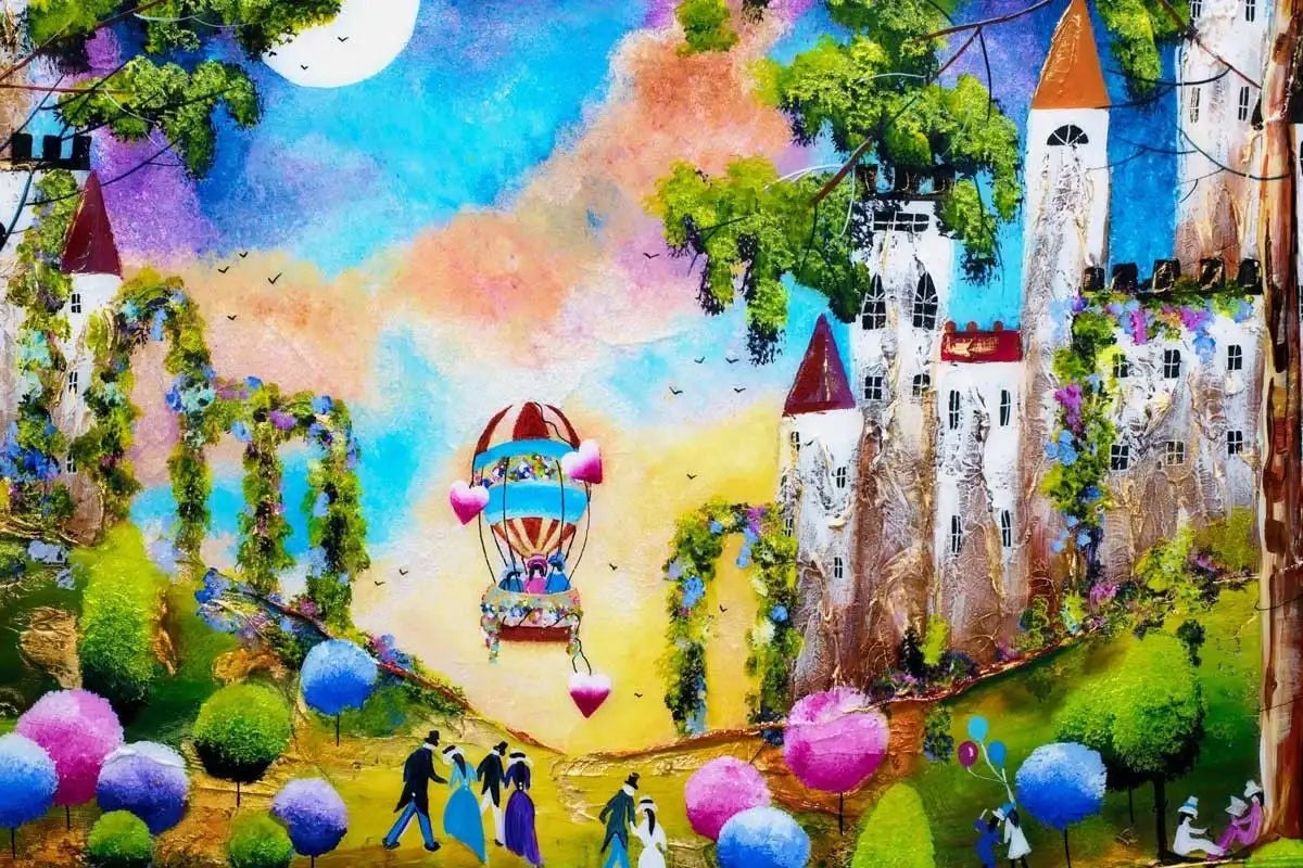 Victorian Adventure - SOLD by artist Rozanne Bell - Wyecliffe Galleries