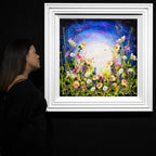 Violet Fields - Original - SOLD by artist Rozanne Bell - Wyecliffe Galleries