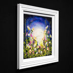 Violet Fields - Original - SOLD by artist Rozanne Bell - Wyecliffe Galleries