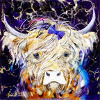 Violet - Original - SOLD by artist Rozanne Bell - Wyecliffe Galleries