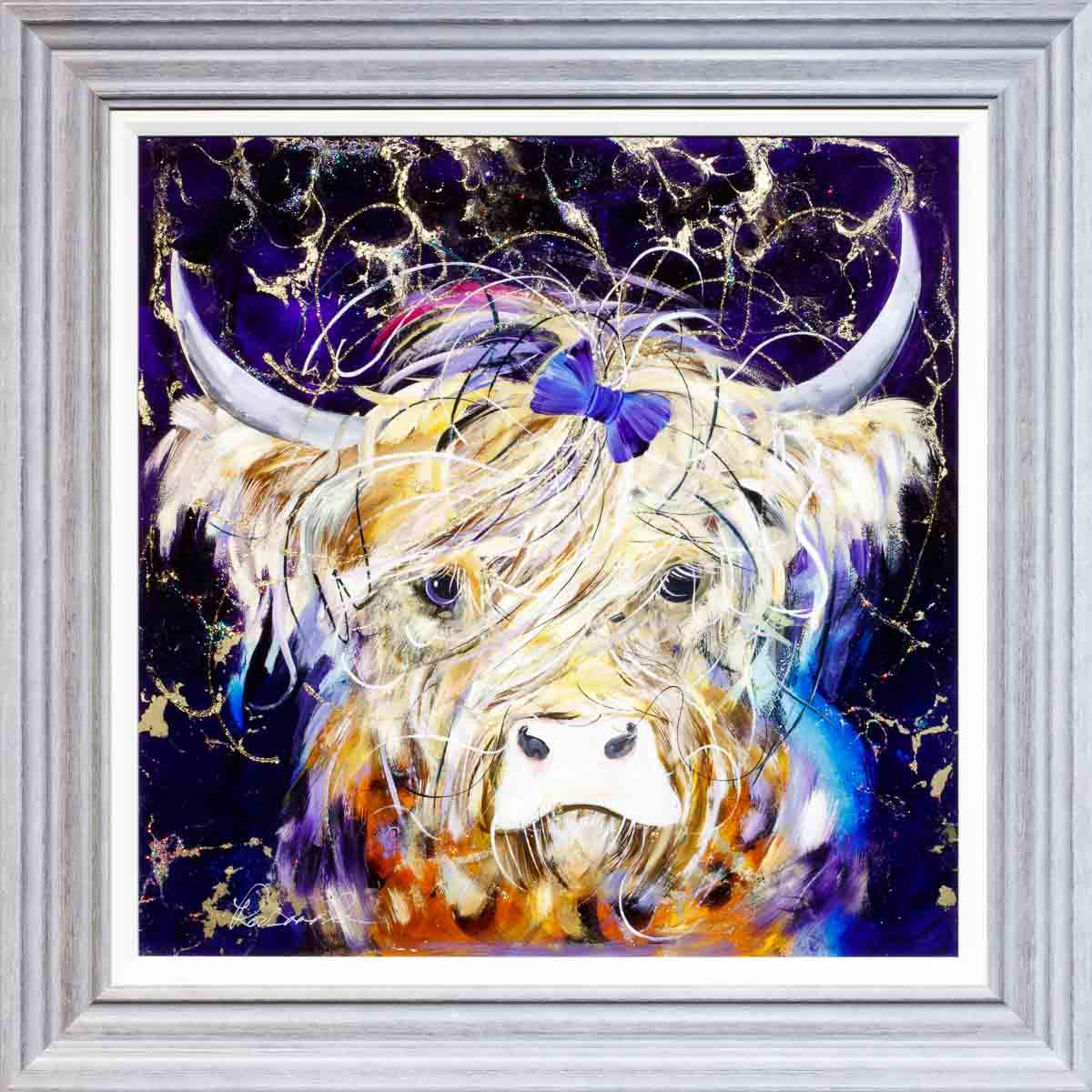 Violet - Original - SOLD by artist Rozanne Bell - Wyecliffe Galleries