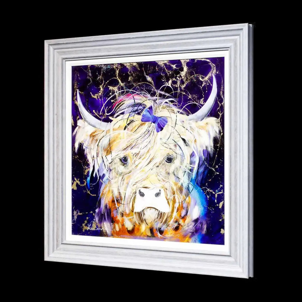 Violet - Original - SOLD by artist Rozanne Bell - Wyecliffe Galleries