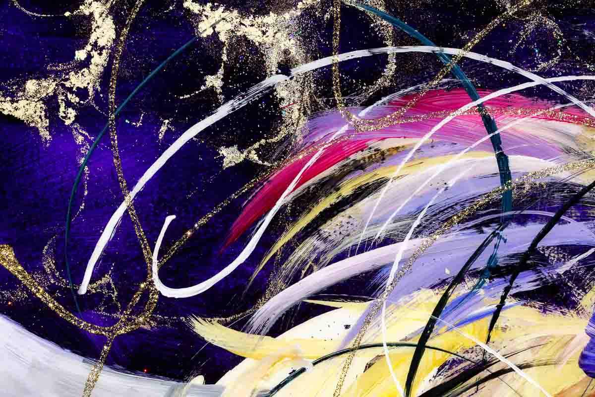 Violet - Original - SOLD by artist Rozanne Bell - Wyecliffe Galleries