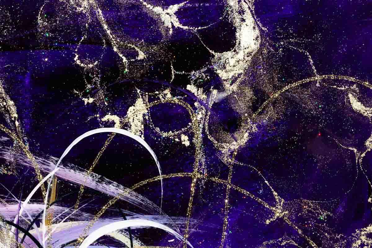 Violet - Original - SOLD by artist Rozanne Bell - Wyecliffe Galleries