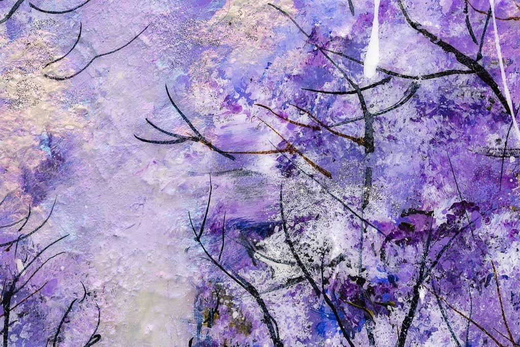 Violet Vision - Original - SOLD by artist Rozanne Bell - Wyecliffe Galleries