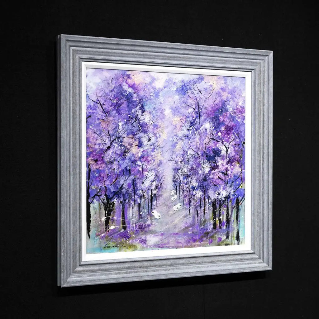 Violet Vision - Original - SOLD by artist Rozanne Bell - Wyecliffe Galleries