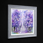 Violet Vision - Original - SOLD by artist Rozanne Bell - Wyecliffe Galleries
