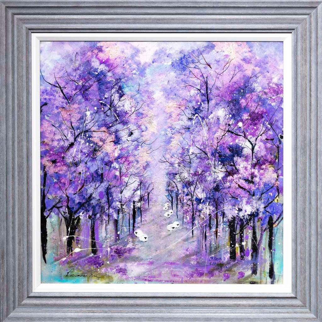 Violet Vision - Original - SOLD by artist Rozanne Bell - Wyecliffe Galleries