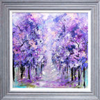 Violet Vision - Original - SOLD by artist Rozanne Bell - Wyecliffe Galleries