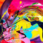 Vision - SOLD by artist Rozanne Bell - Wyecliffe Galleries