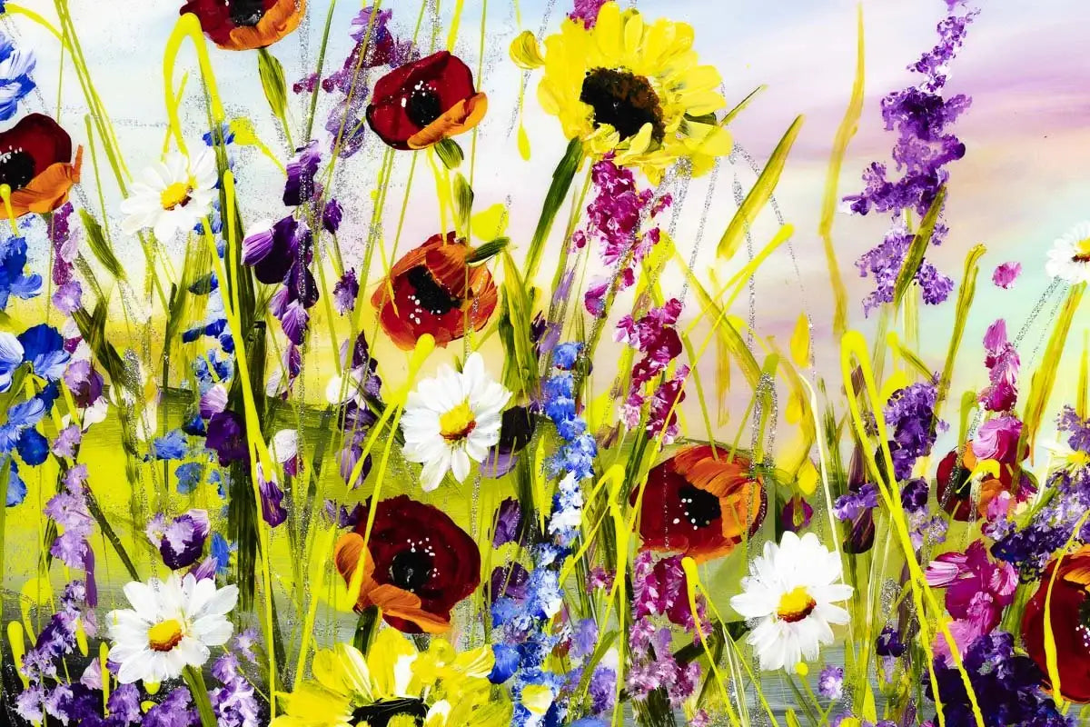 Vista Meadow - Original - SOLD by artist Rozanne Bell - Wyecliffe Galleries