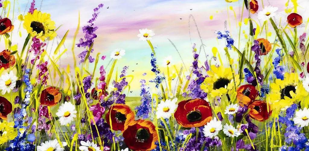 Vista Meadow - Original - SOLD by artist Rozanne Bell - Wyecliffe Galleries