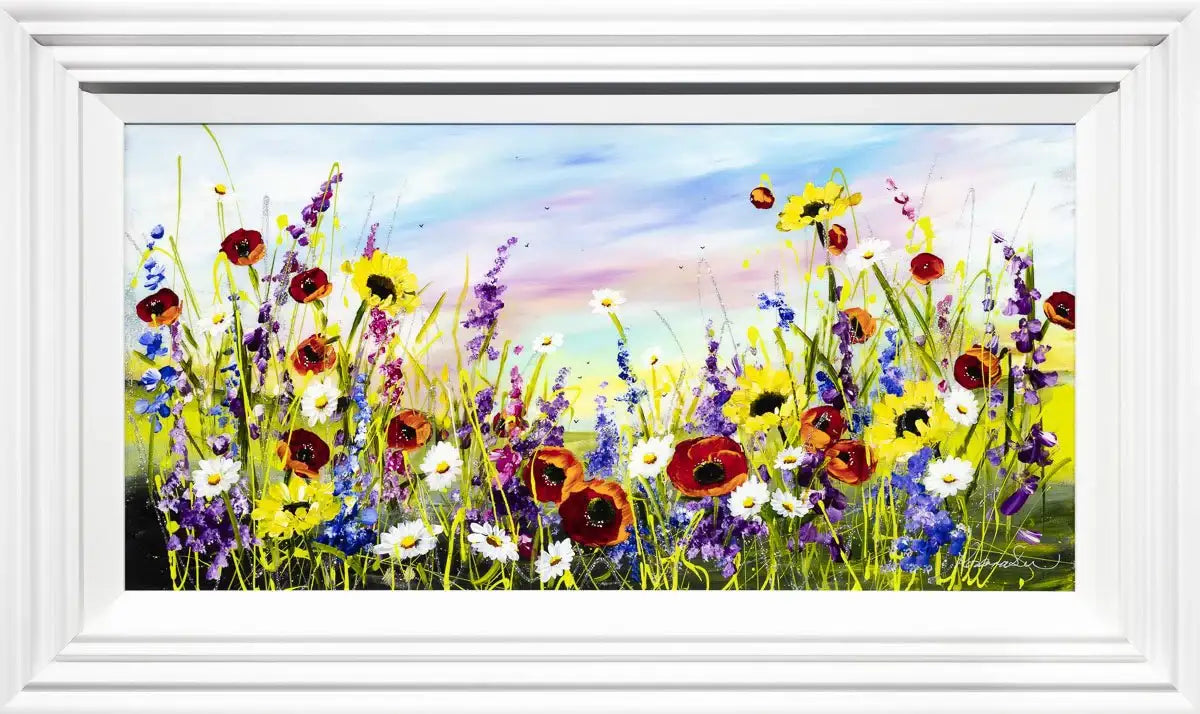 Vista Meadow - Original - SOLD by artist Rozanne Bell - Wyecliffe Galleries