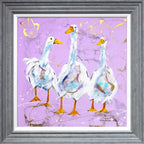 Waddle Along Now - Original by artist Rozanne Bell - Wyecliffe Galleries