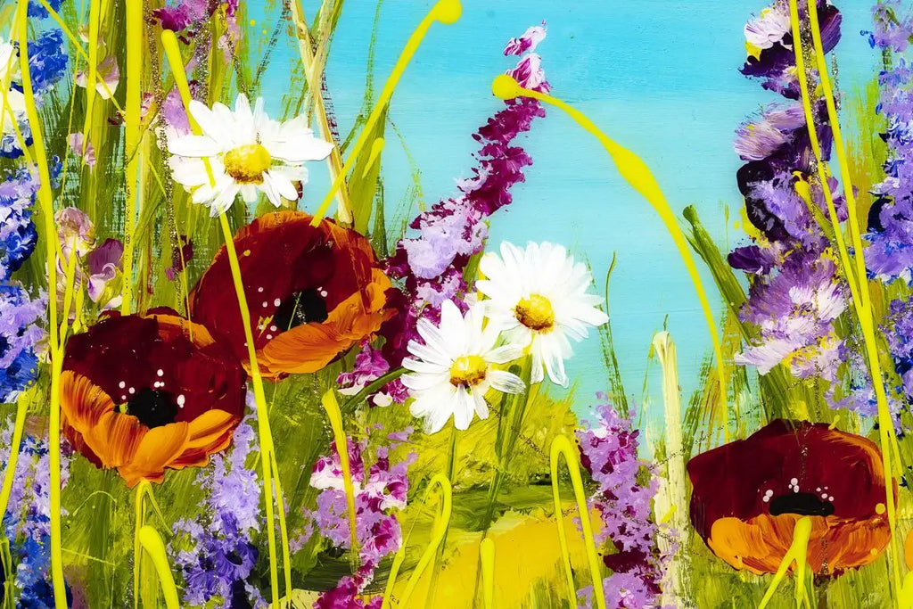 Walk to the Shore - Original - SOLD by artist Rozanne Bell - Wyecliffe Galleries