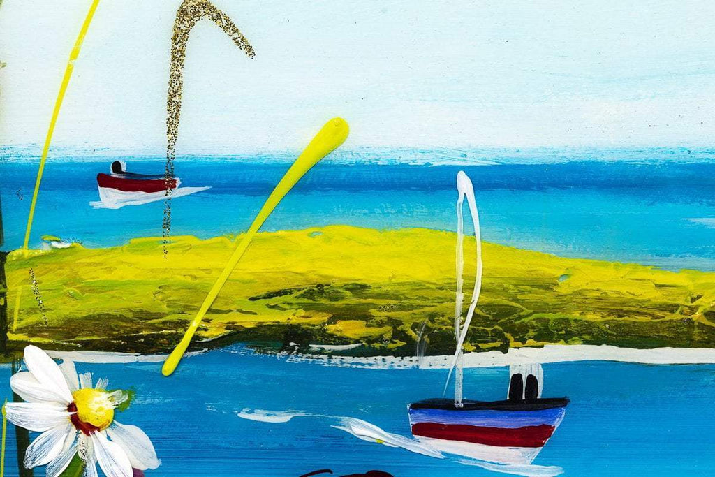 Walk to the Shore - Original - SOLD by artist Rozanne Bell - Wyecliffe Galleries